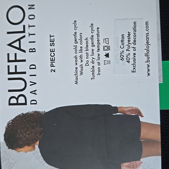 Buffalo David Bitton Black Lounge Set XL - Picture 4 of 4